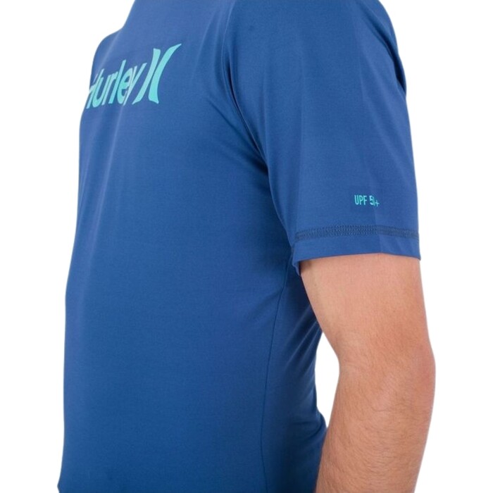 2024 Hurley Hombres Chaleco De Licra De Manga Corta One And Only Quickdry MAT0001010 - Submarine